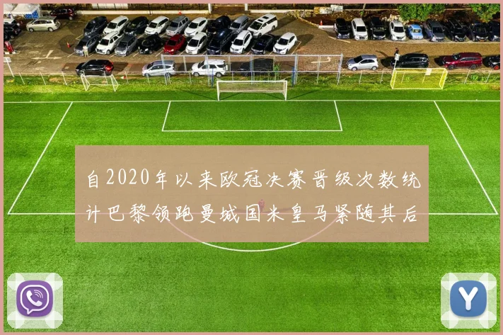 自2020年以来欧冠决赛晋级次数统计巴黎领跑曼城国米皇马紧随其后